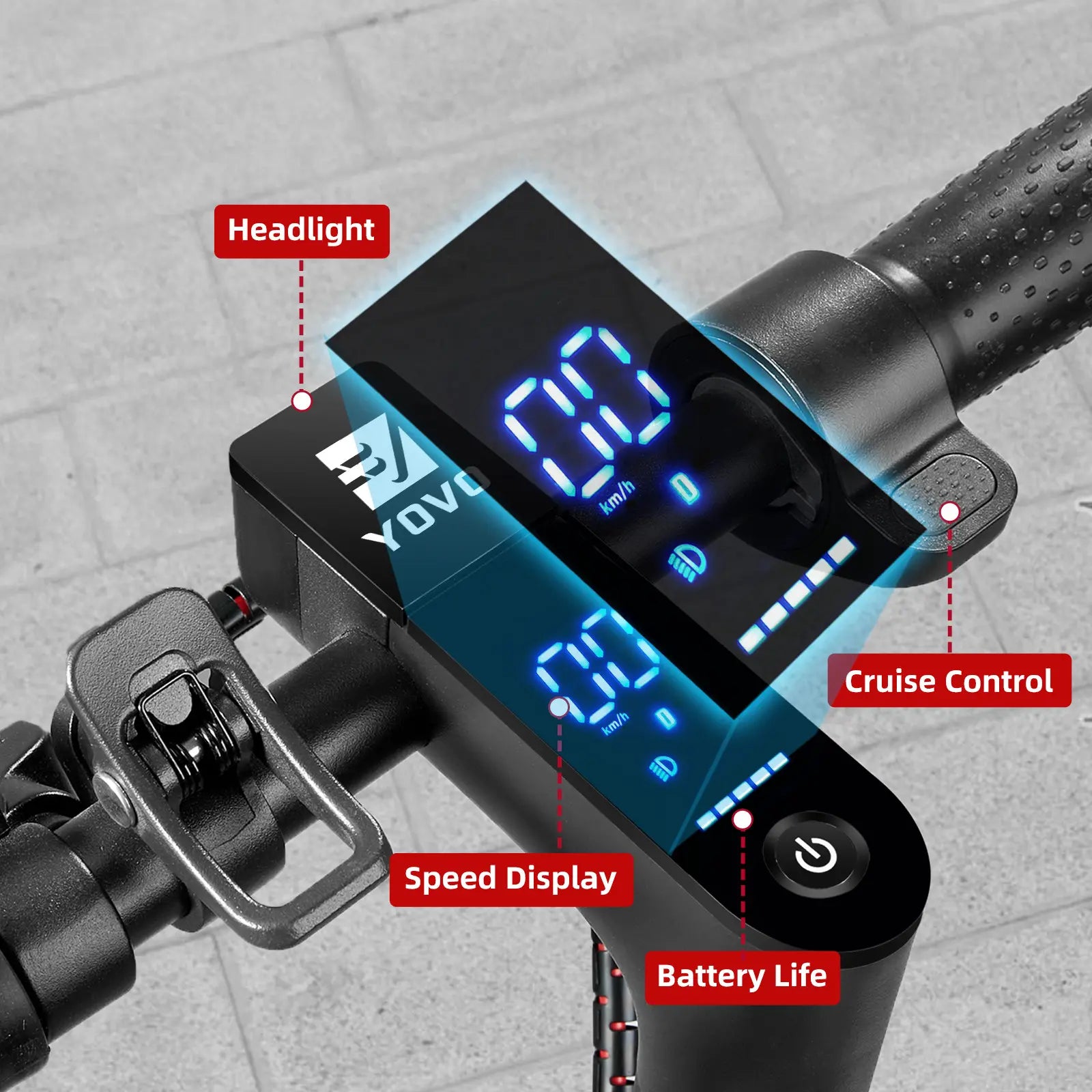 Urbanfish U5 PRO Electric Scooter, 19 MPH Max Speed, 21 Miles Range, 350-500W Motor, Long Range Battery, 8.5'' Solid Tires, Climbable, Dual Brakes, App, Foldable Portable Commuter Scooter, Perfect Gift for Adults Teens