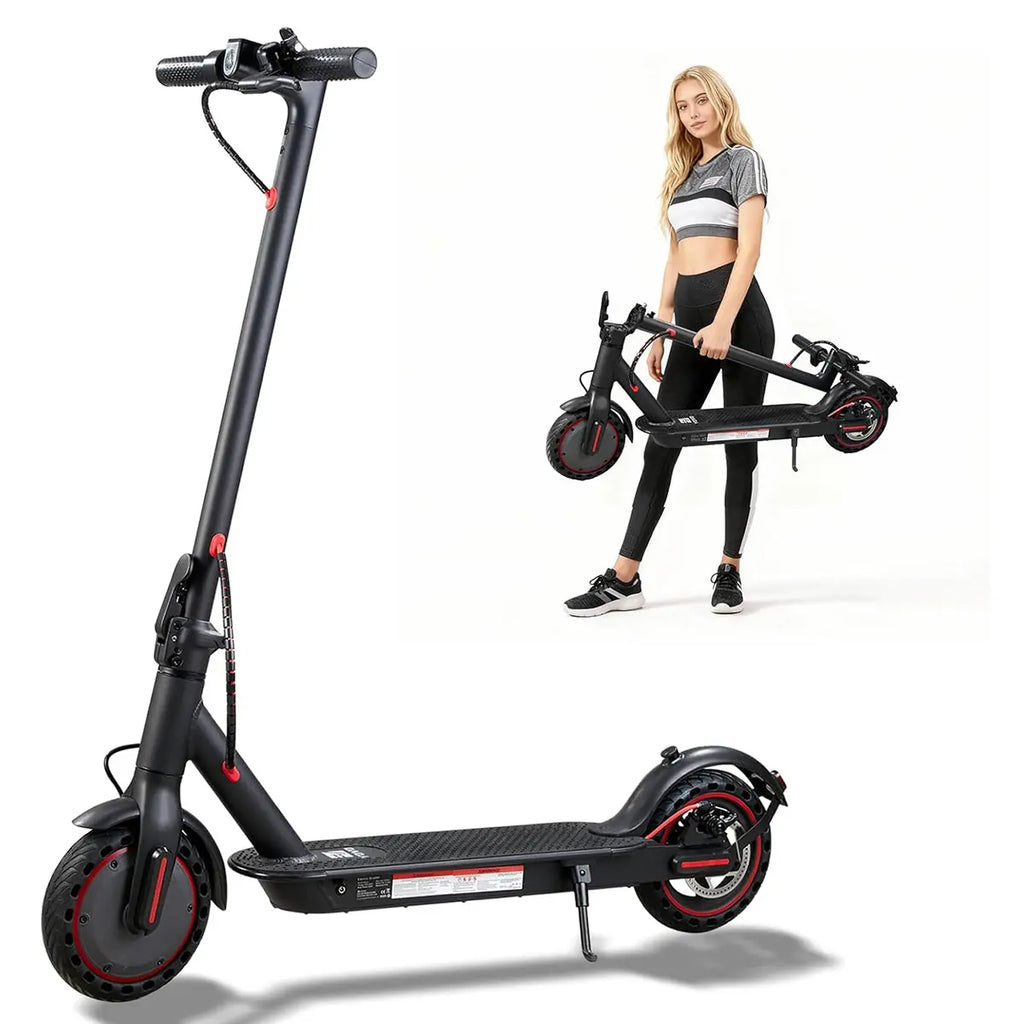Urbanfish U5 PRO Electric Scooter, 19 MPH Max Speed, 21 Miles Range, 350-500W Motor, Long Range Battery, 8.5'' Solid Tires, Climbable, Dual Brakes, App, Foldable Portable Commuter Scooter, Perfect Gift for Adults Teens