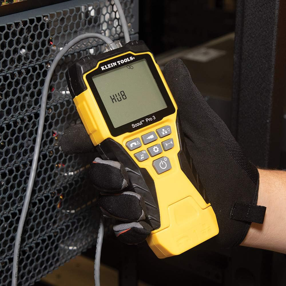 Klein Tools VDV501-851 Cable Tester Kit with Scout Pro 3 for Ethernet / Data, Coax / Video and Phone Cables, 5 Locator Remotes