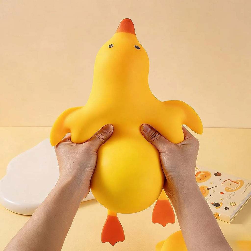 Duck Squishy, Jumbo Squishy Duck Giant Big Realistic Moldable Soft Squishys Slow Rising Stress Ball for Anxiety Stress Party Favor for Adults