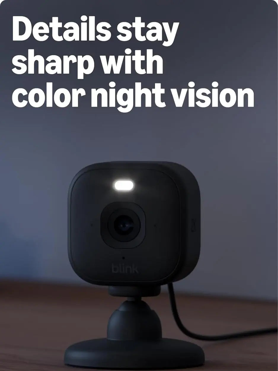 Blink Mini 2K+ 2 Cameras, Black