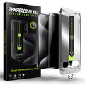 9H Hardness Privacy Tempered Glass Screen Protector for Iphone 17 Pro/16/16 Pro/13, Full Coverage Anti-Spy Filter, Anti-Glare Anti-Fingerprint, Bubble-Free Auto Dust Removal, Easy Install Phone Screen Cover
