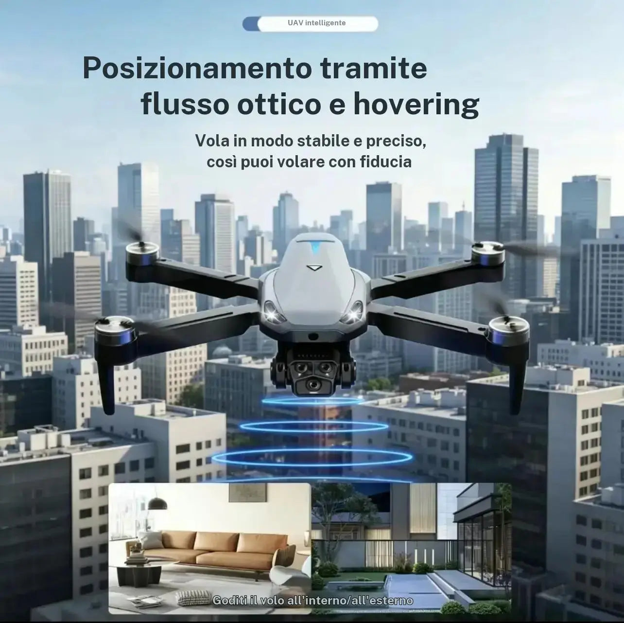 2026 M8 Pro Drone – 4K EIS Camera, GPS & 5G Wifi FPV, Brushless Motor, Optical Flow Hover, Smart Obstacle Avoidance, Auto Return, 360° Stunt Roll, Dual Batteries Included