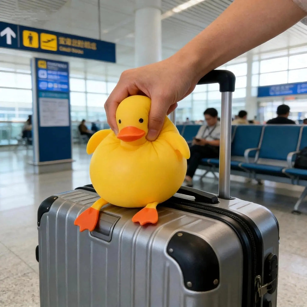 Duck Squishy, Jumbo Squishy Duck Giant Big Realistic Moldable Soft Squishys Slow Rising Stress Ball for Anxiety Stress Party Favor for Adults