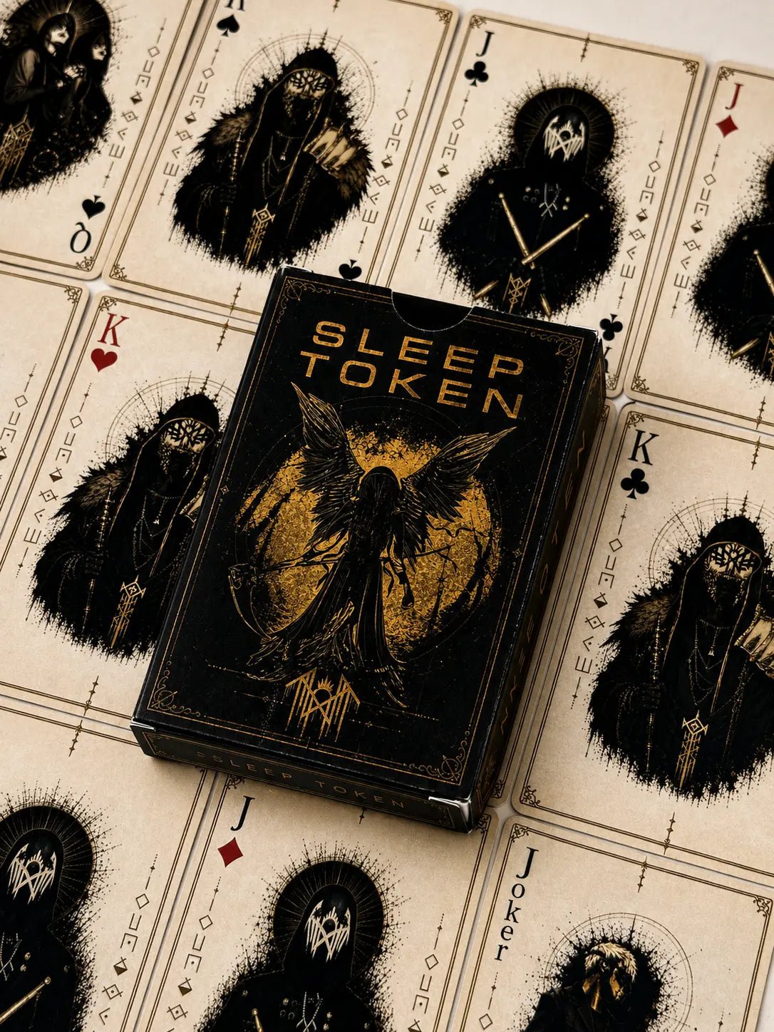 Sleep Token Playing Card Deck - Enchanting Rock Music Collectible for Gamers and Fans | Perfect Gothic Fantasy Gift