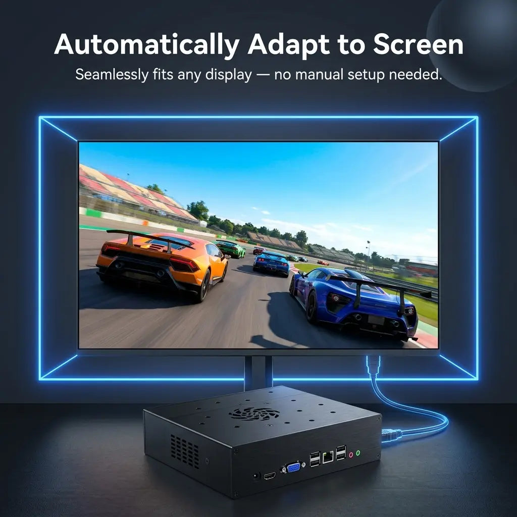 Plug & Play Retro Game Console for TV | Supports PS2 Wii NGC N64 PSX Arcade Games | 4GB RAM 500GB Storage