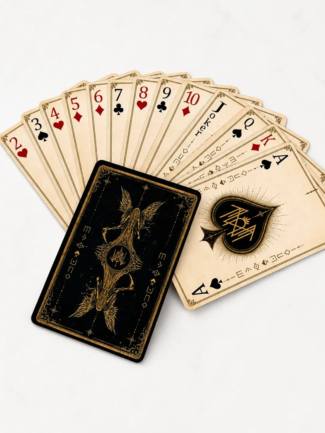 Sleep Token Playing Card Deck - Enchanting Rock Music Collectible for Gamers and Fans | Perfect Gothic Fantasy Gift