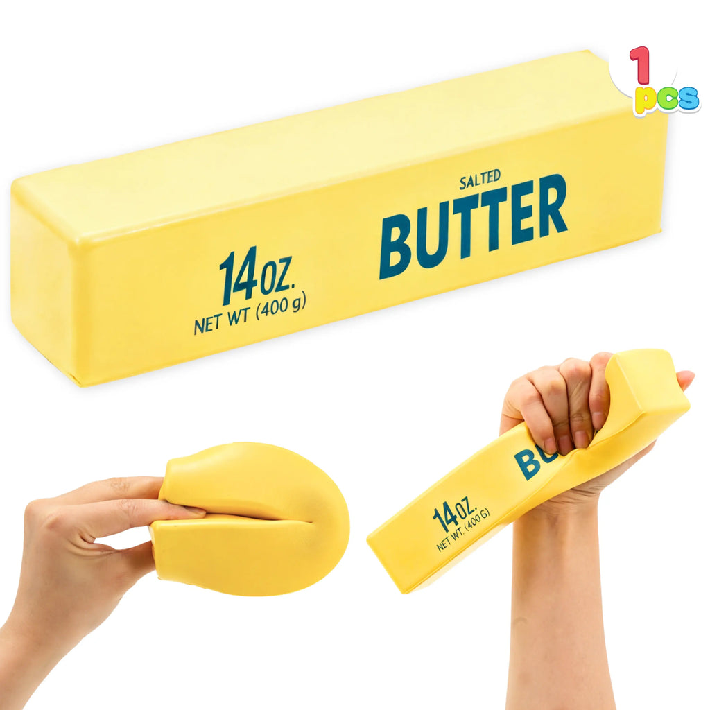 JOYIN Jumbo Butter Stress Relief Toy, Squeeze Butter Stress Balls, Slow Rising Squishy Fidget Sensory Toy, Soft Squeeze Decompression Dough Gift for Adults and Girls Boys, Birthday Gifts, Office Desk Decompression Toy, Party Favors