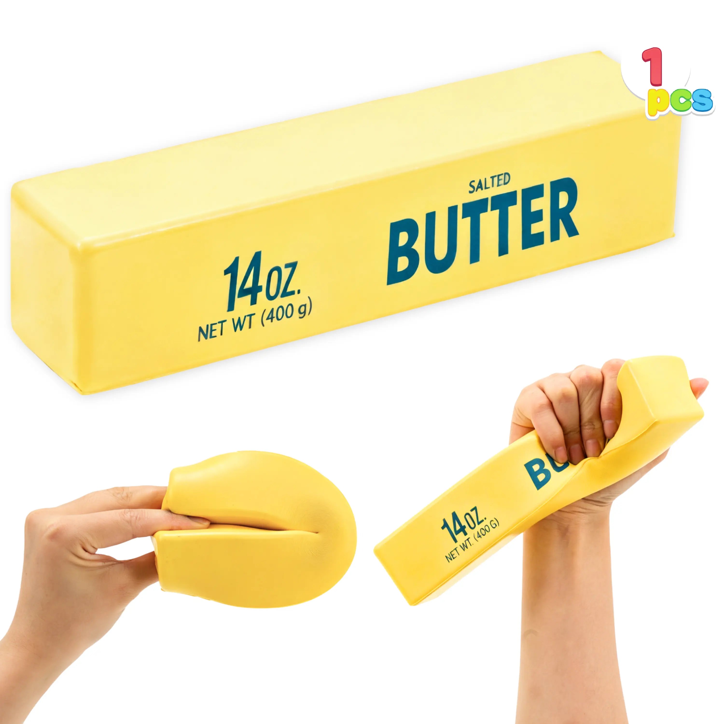 JOYIN Jumbo Butter Stress Relief Toy, Squeeze Butter Stress Balls, Slow Rising Squishy Fidget Sensory Toy, Soft Squeeze Decompression Dough Gift for Adults and Girls Boys, Birthday Gifts, Office Desk Decompression Toy, Party Favors