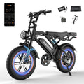 【NEW】TAMOBYKE Moped Style 1500W/2000W E-Bike,Max Speed 30Mph/34Mph,34-80Miles PAS Range,48V15.6Ah/20.8Ah Battery,Built-In Alarm,Color LCD Display, Support Cruise Control, Setting Speed Limit, NFC & Password Unlock, 20'' Fat Tire，Ul Safety Certified.