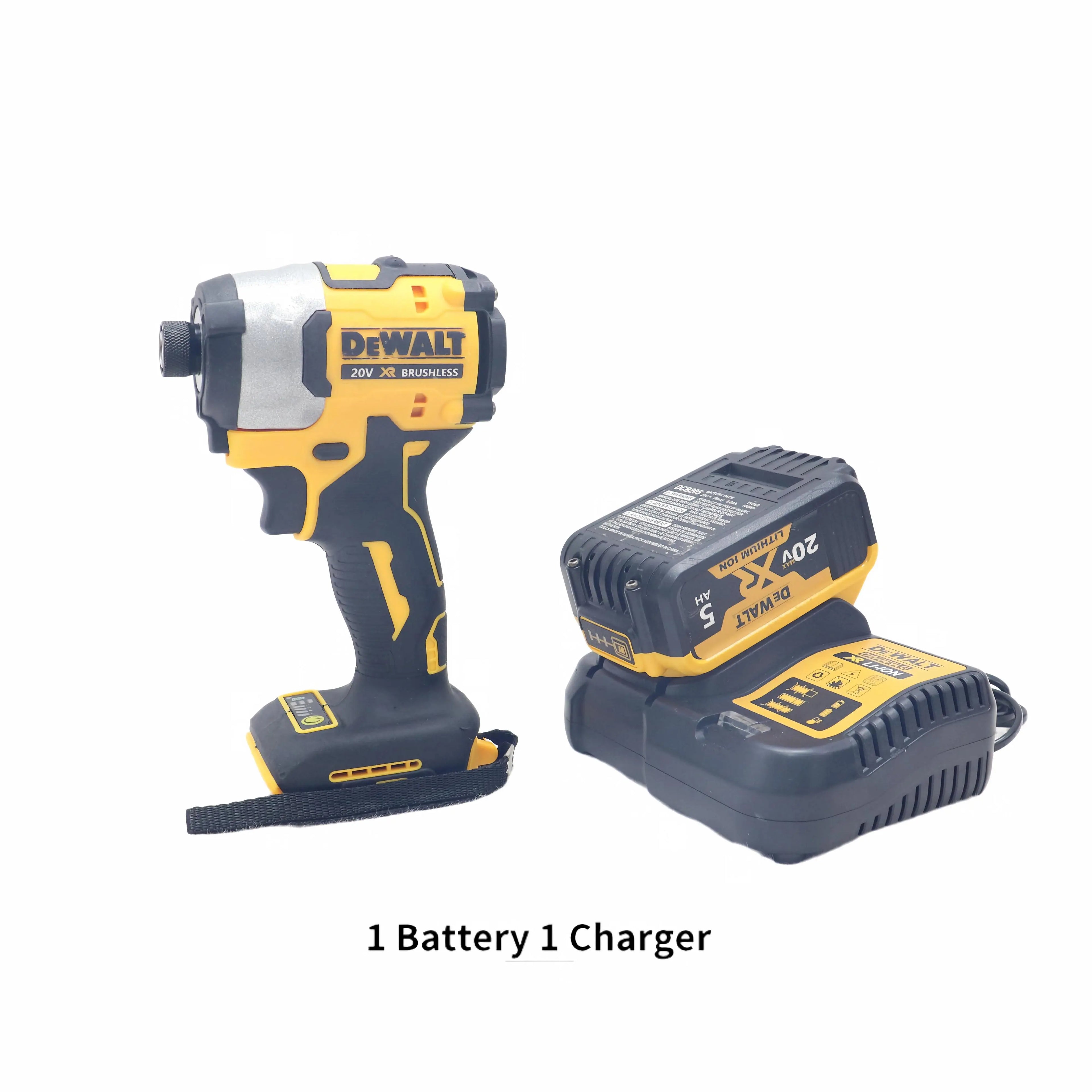 DEWALT DCF850 and DCF805 Set-Fast Rotation and Light Weight for Contractors and Handymen Control Mode Electronic Brake Max Xr Brushless Impact Wrench Green Concrete Drilling Lithium-Ion Cordless Impact Nm Torque Construction Task Grinder High Tool Hog