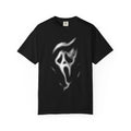Ghostface Smoke Face T-Shirt , Comfort Colors Tee, Horror Mask Graphic, Spooky Halloween Tee