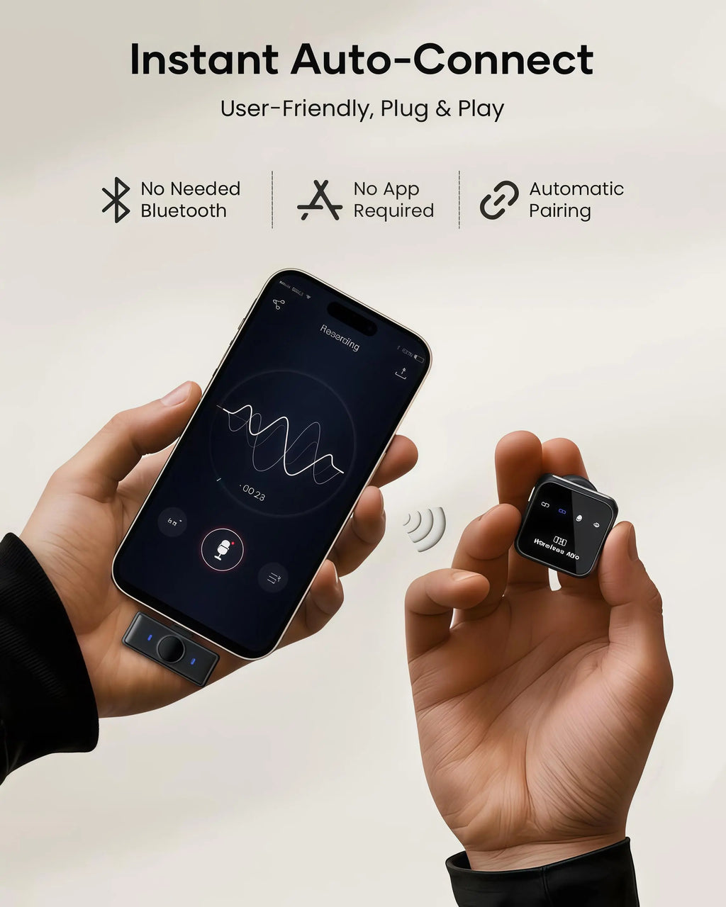 Wireless Lavalier Microphone for Iphone Ipad Android with Charging Case Audio Smartphone Audio Smartphone #Summerwins #Dealsforyoudays