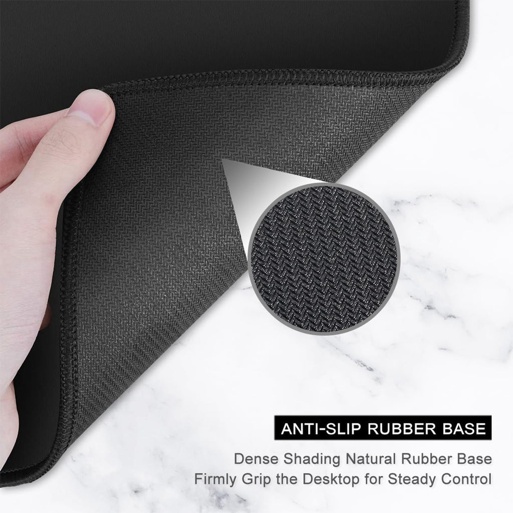 Desk Mouse Pad, Oversized Forest Desk Mat 35.4 X 15.7 Inch, Extended Long Gaming Mousepad Non-Slip Rubber Base Stitched Edges XXL Ultra Large Thin Full Desk Pad for PC Laptop Gaming Work