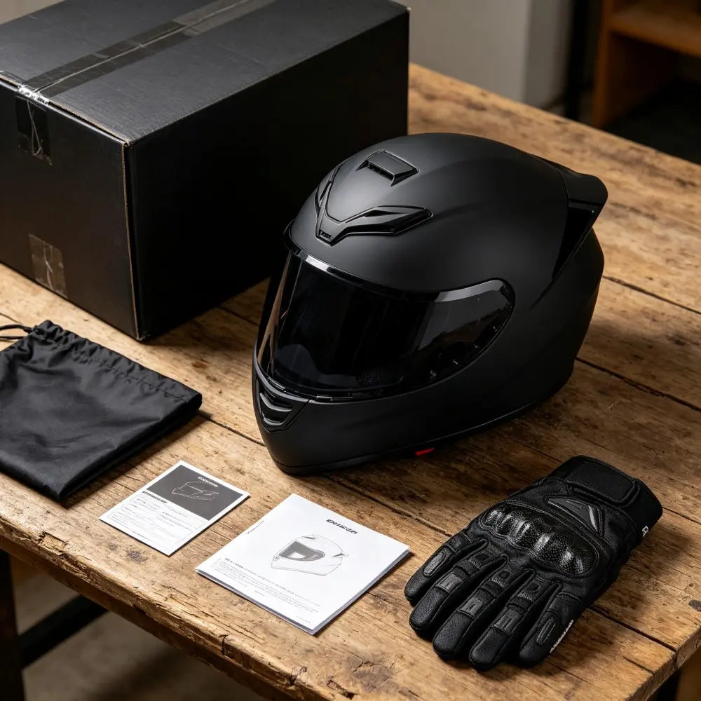 Unisex Motorcycle Helmet with Aerodynamic Rear Wing, Full Coverage Racing Helmet for Men and Women, Stylish and Functional Design, Racing Safety Helmet