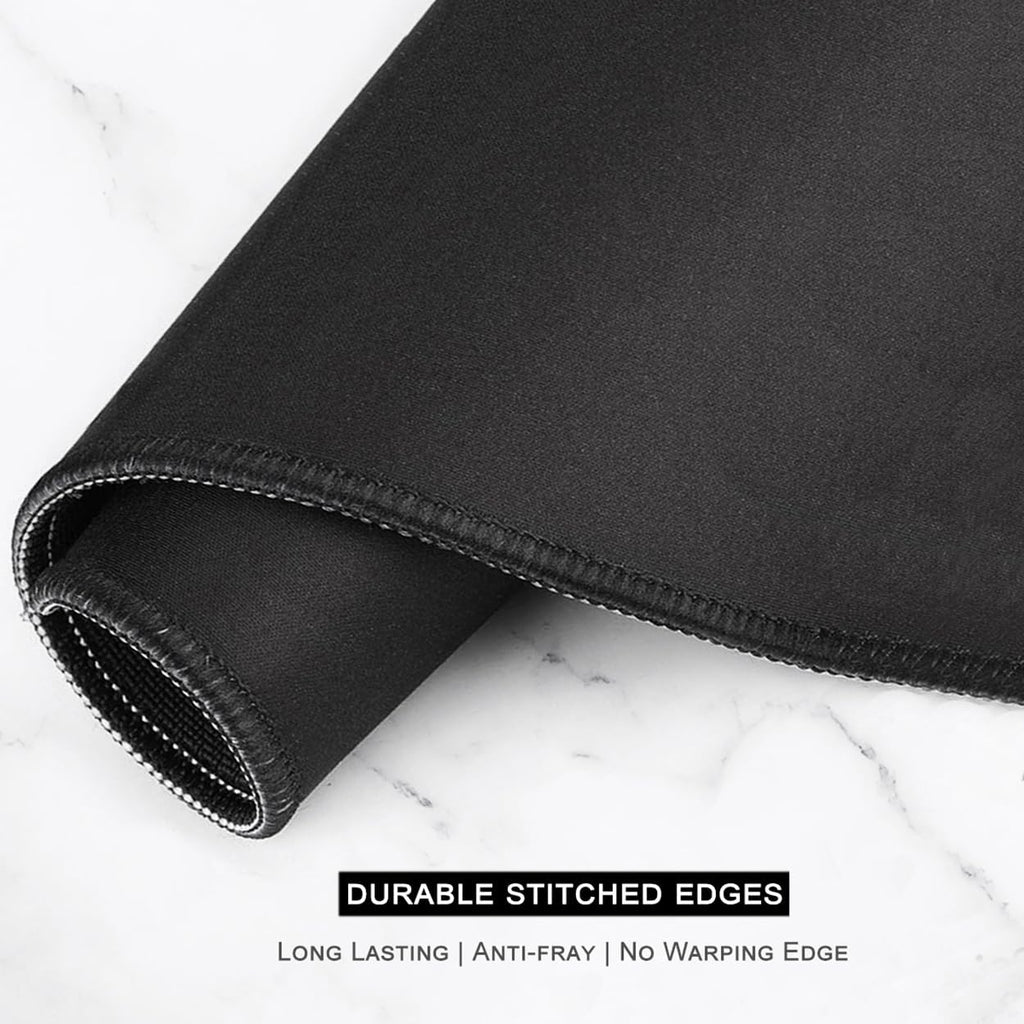 Desk Mouse Pad, Oversized Forest Desk Mat 35.4 X 15.7 Inch, Extended Long Gaming Mousepad Non-Slip Rubber Base Stitched Edges XXL Ultra Large Thin Full Desk Pad for PC Laptop Gaming Work