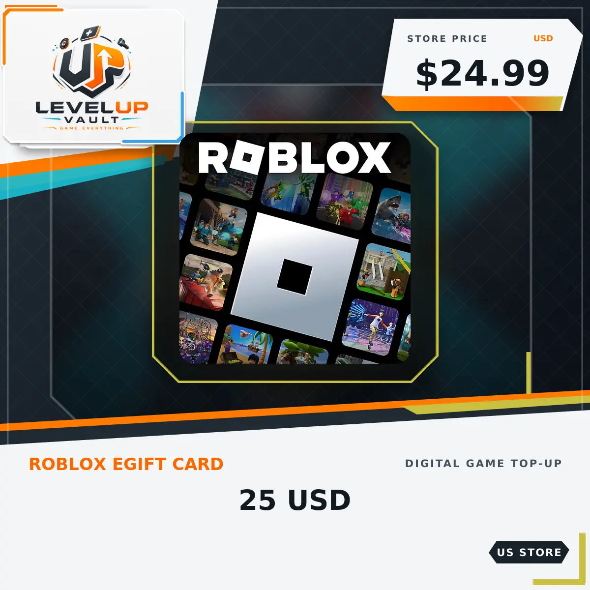 Roblox Digital Gift Card | Robux & Game Credit