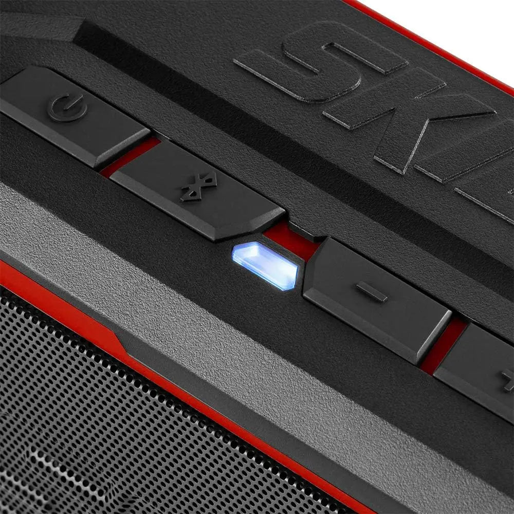 12V Bluetooth Speaker - Wireless 12-Lithium Audio Device with Dual Passive Bass Radiators and Subwoofers