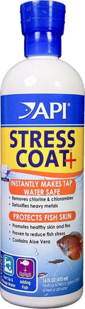 Stress Coat Aquarium Water Conditioner 16-Ounce Bottle