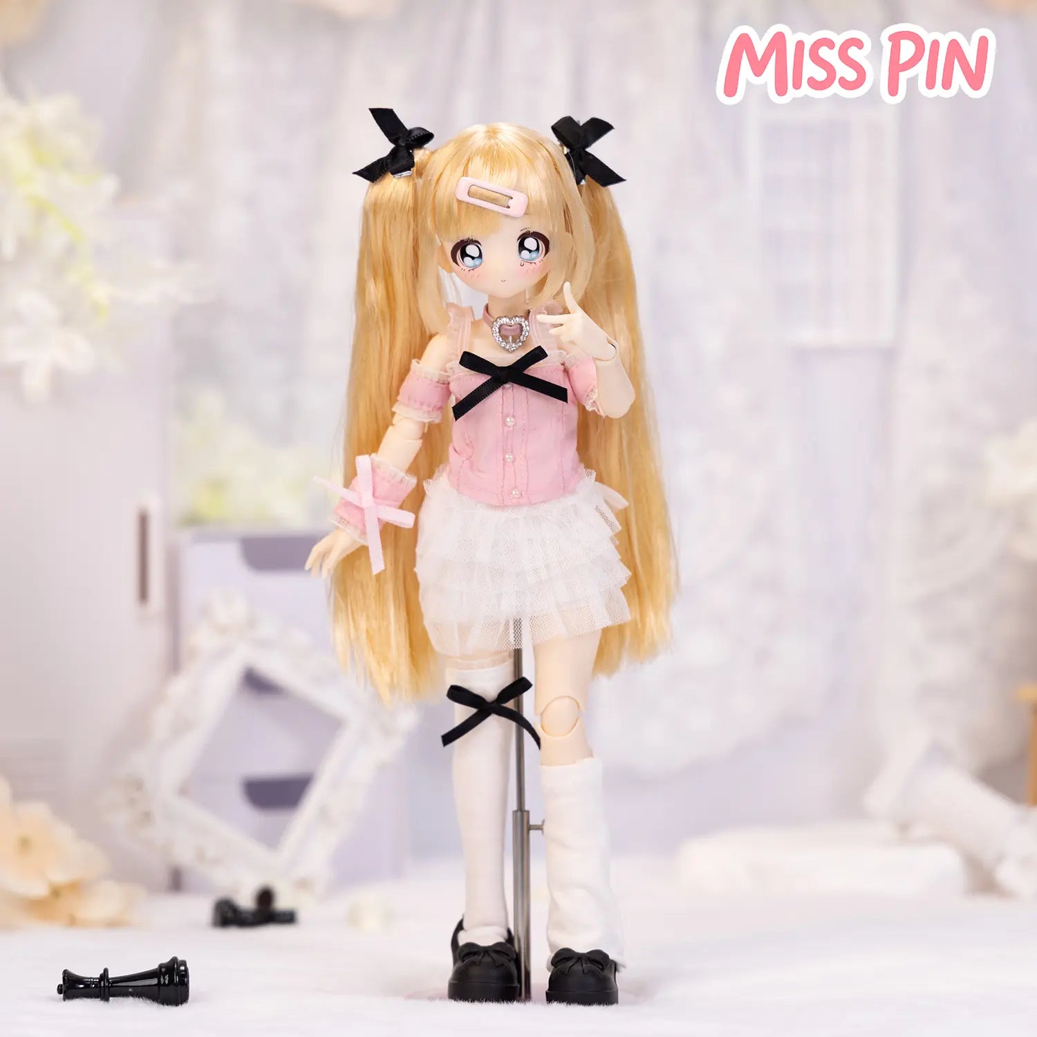 [2-Day Delivery] Realistic Multi-Jointed 1/6 BJD Doll Blind Box Action Figure Set - "Don’T Touch My Straight Bangs" Special Edition, Otaku Style Collectible, Little Gifts for Girls, Cool Toys, Toy Unboxing Item, Home-Office Decoration