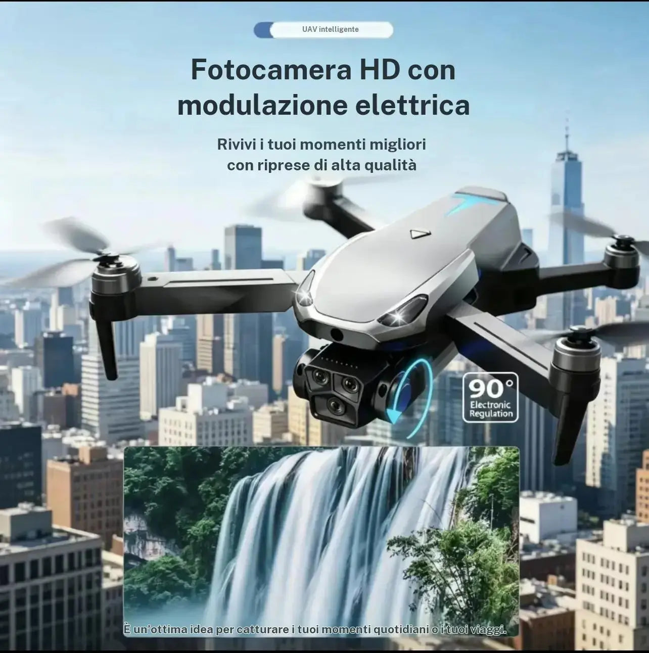 2026 M8 Pro Drone – 4K EIS Camera, GPS & 5G Wifi FPV, Brushless Motor, Optical Flow Hover, Smart Obstacle Avoidance, Auto Return, 360° Stunt Roll, Dual Batteries Included