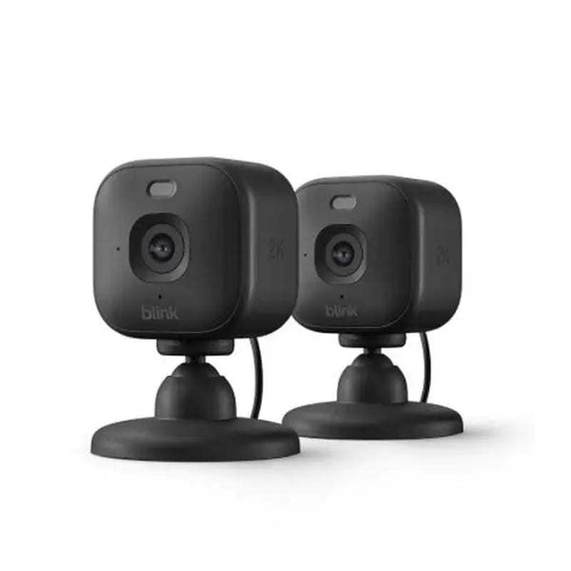 Blink Mini 2K+ 2 Cameras, Black