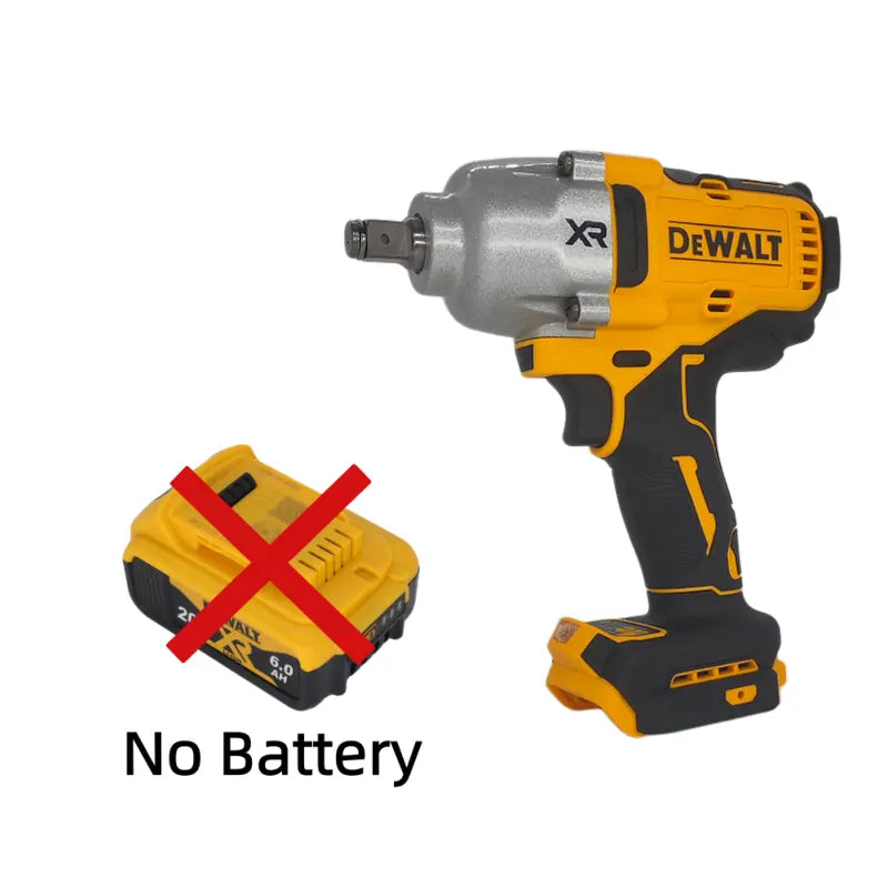 Dewalt Brushless Cordless Impact Wrench - DCF900, 20V, 850 Nm High Torque, Multi-Speed, 1/2" Drive, Hog Ring Anvil, with Battery, for Auto&Indus. & DIY Enthusiasts