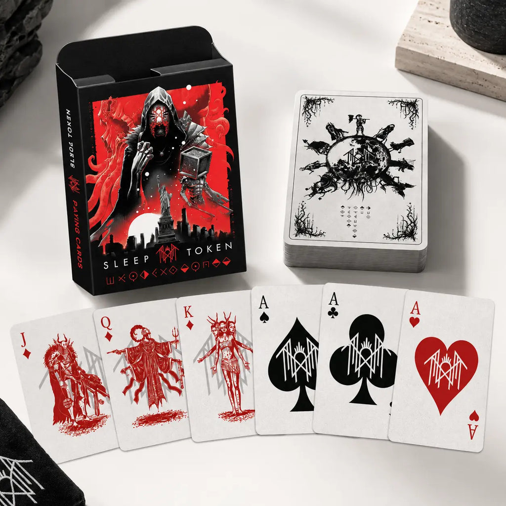 Sleep Token Playing Card Deck - Enchanting Rock Music Collectible for Gamers and Fans | Perfect Gothic Fantasy Gift