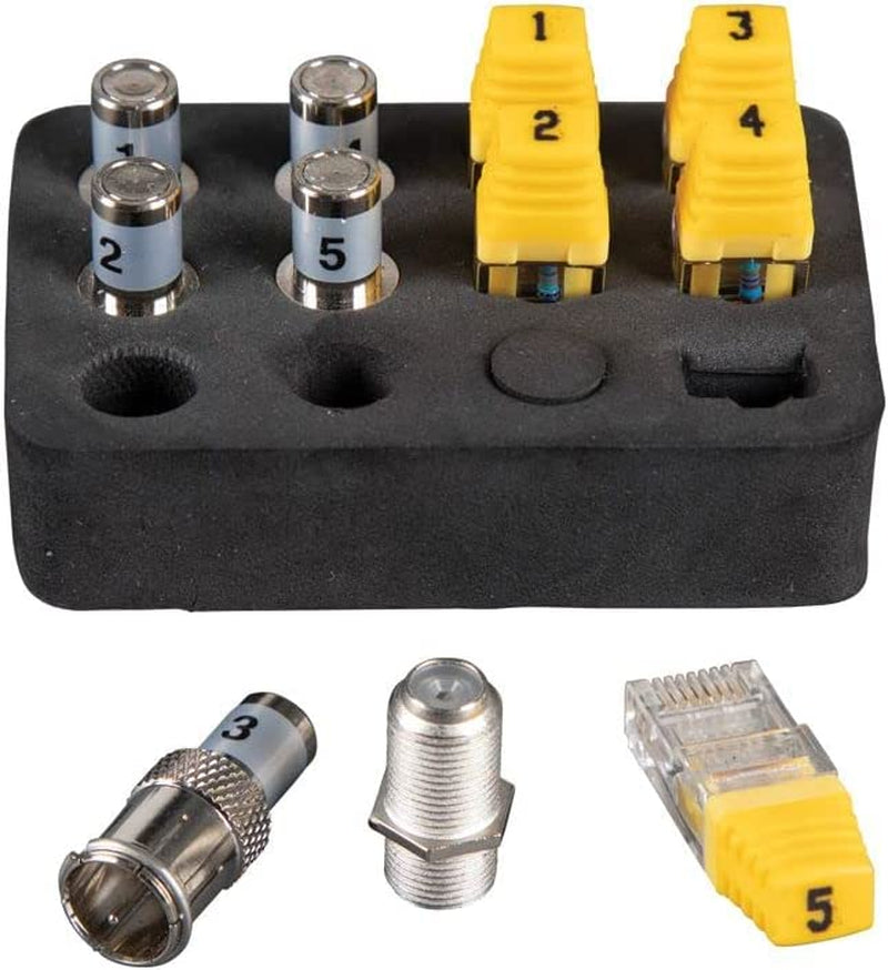 Klein Tools VDV501-851 Cable Tester Kit with Scout Pro 3 for Ethernet / Data, Coax / Video and Phone Cables, 5 Locator Remotes