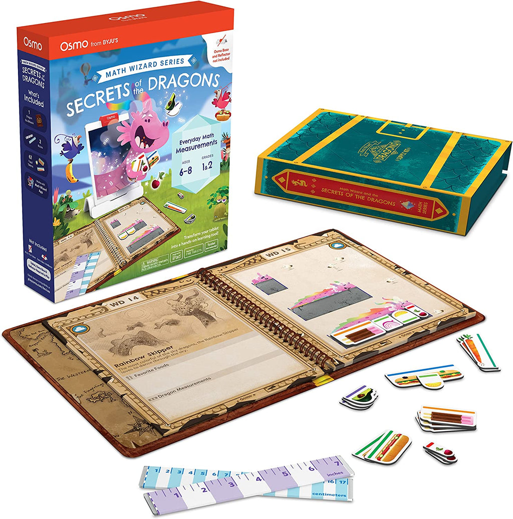 Math Wizard: Secrets of the Dragons, Ages 6-8, Measurement Math Game