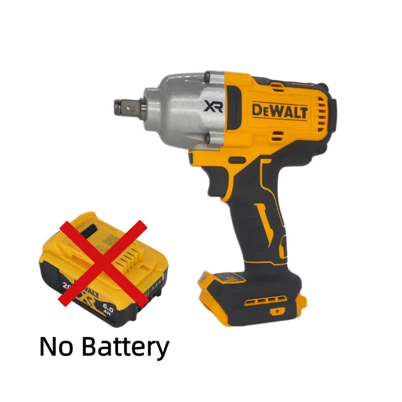 Dewalt Brushless Cordless Impact Wrench - DCF900, 20V, 850 Nm High Torque, Multi-Speed, 1/2" Drive, Hog Ring Anvil, with Battery, for Auto&Indus. & DIY Enthusiasts