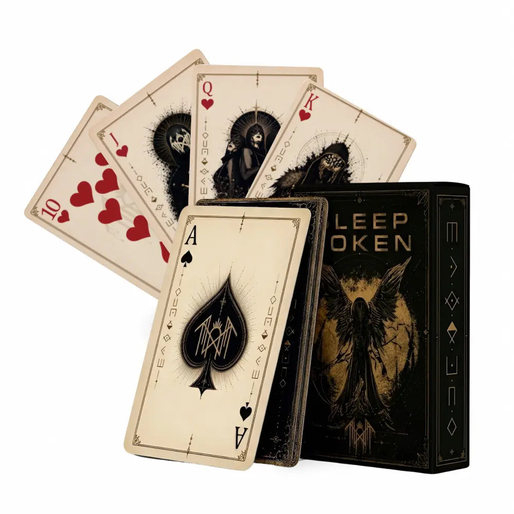 Sleep Token Playing Card Deck - Enchanting Rock Music Collectible for Gamers and Fans | Perfect Gothic Fantasy Gift