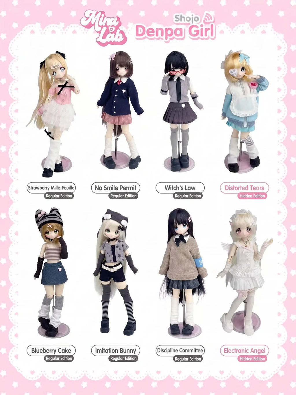 [2-Day Delivery] Realistic Multi-Jointed 1/6 BJD Doll Blind Box Action Figure Set - "Don’T Touch My Straight Bangs" Special Edition, Otaku Style Collectible, Little Gifts for Girls, Cool Toys, Toy Unboxing Item, Home-Office Decoration