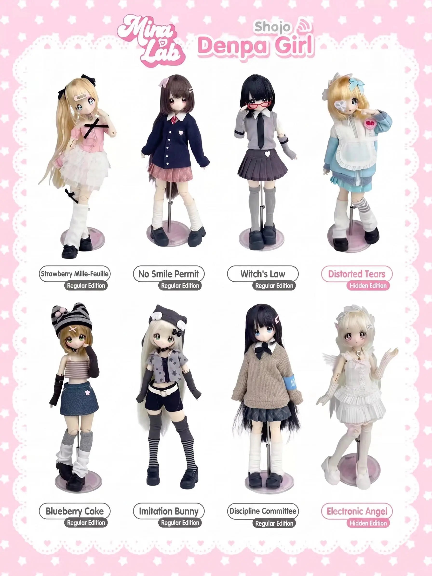 [2-Day Delivery] Realistic Multi-Jointed 1/6 BJD Doll Blind Box Action Figure Set - "Don’T Touch My Straight Bangs" Special Edition, Otaku Style Collectible, Little Gifts for Girls, Cool Toys, Toy Unboxing Item, Home-Office Decoration